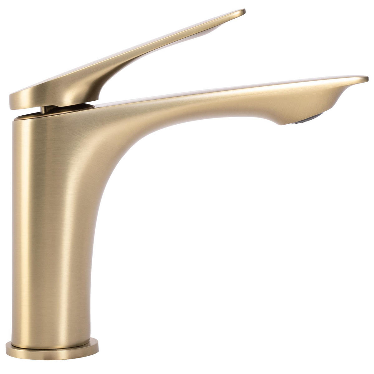 WASCHBECKENARMATUR Rea Avalon Brush Gold Low - Goldfarben, Metall (4.2/16.5/17.5cm) - REA