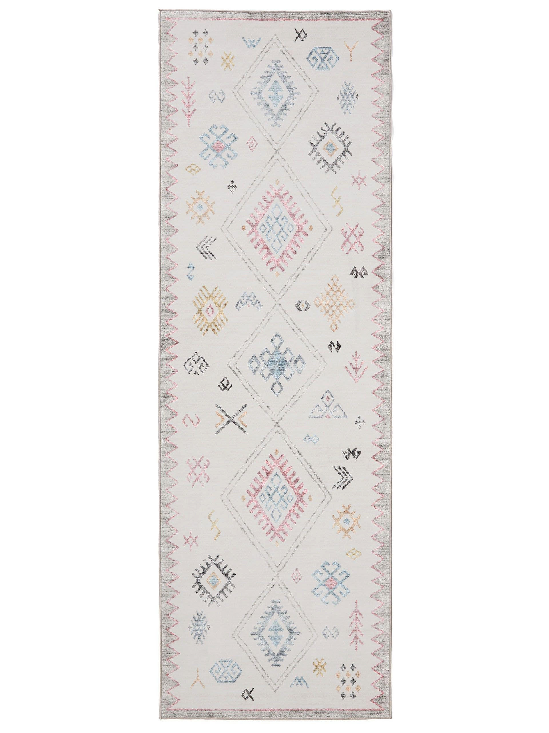 VINTAGE-LÄUFER George waschbar 80x240 cm - Multicolor, Kunststoff (80/240cm) - benuta