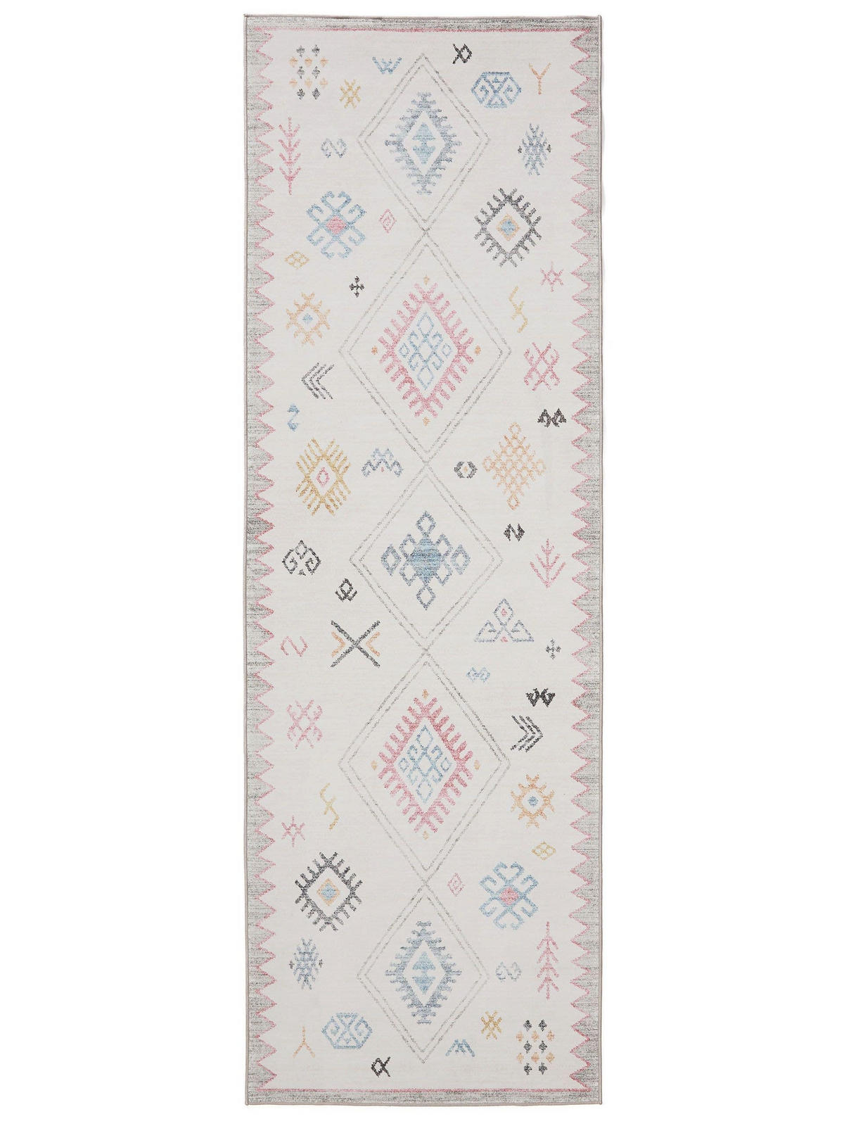 VINTAGE-LÄUFER George waschbar 80x240 cm - Multicolor, Kunststoff (80/240cm) - benuta