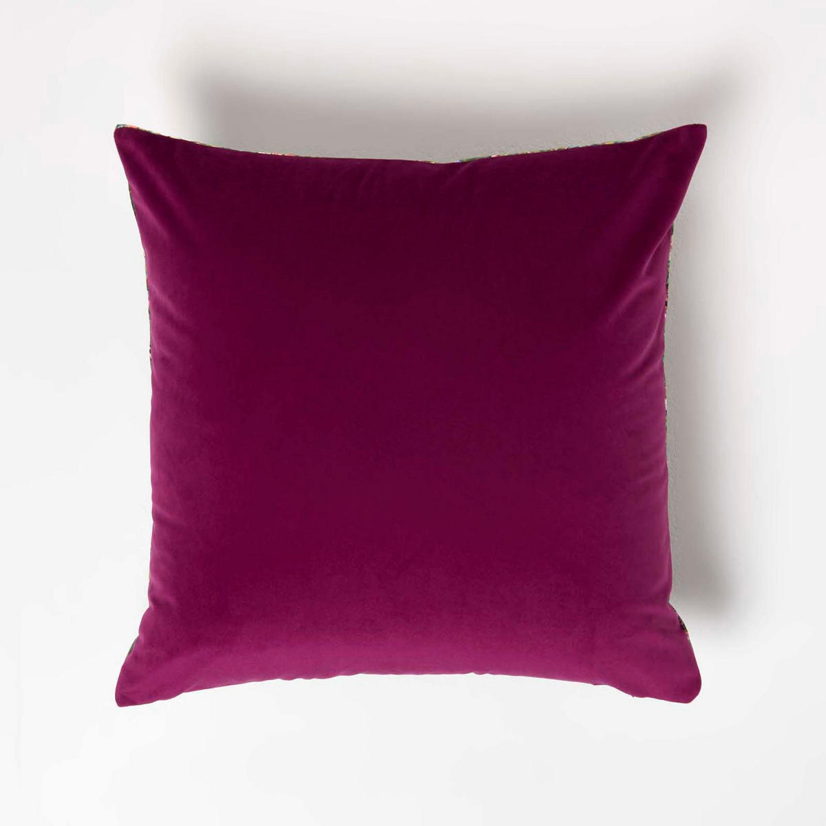 KISSENHÜLLE Samt 46/46 cm – Italienische Gartenlandschaft - Multicolor, Textil (46/46cm) - Homescapes