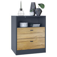 KOMMODE Pino Fronten in Eiche Natur - Eichefarben, Holzwerkstoff (56/67.5/36cm) - Vladon
