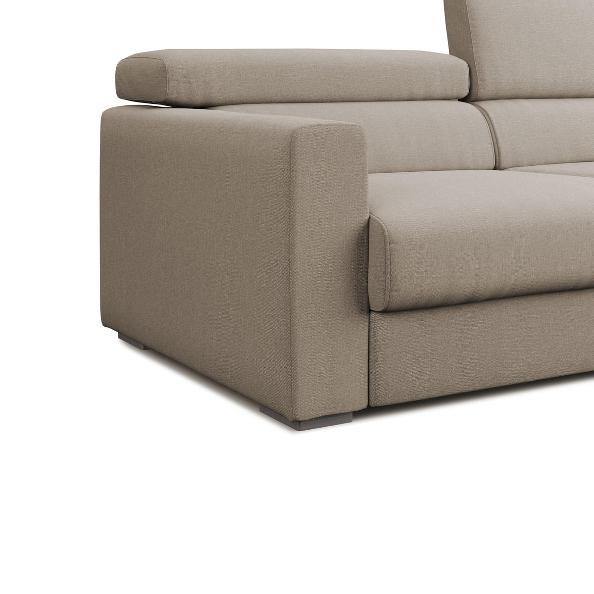 LINEARSOFA Dylan - Beige, Textil (158/89/100cm) - Divani.store