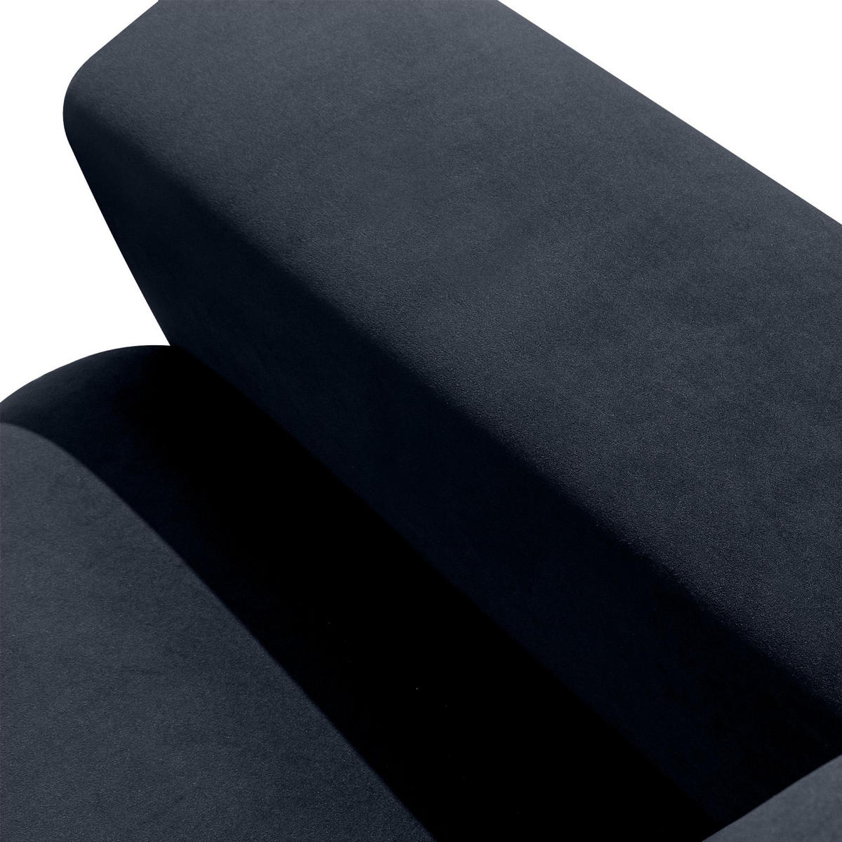 5-SITZER ECKSOFA ZUCCO Velour links, Marineblau - Blau, Textil (430/84/105cm) - KONSIMO®