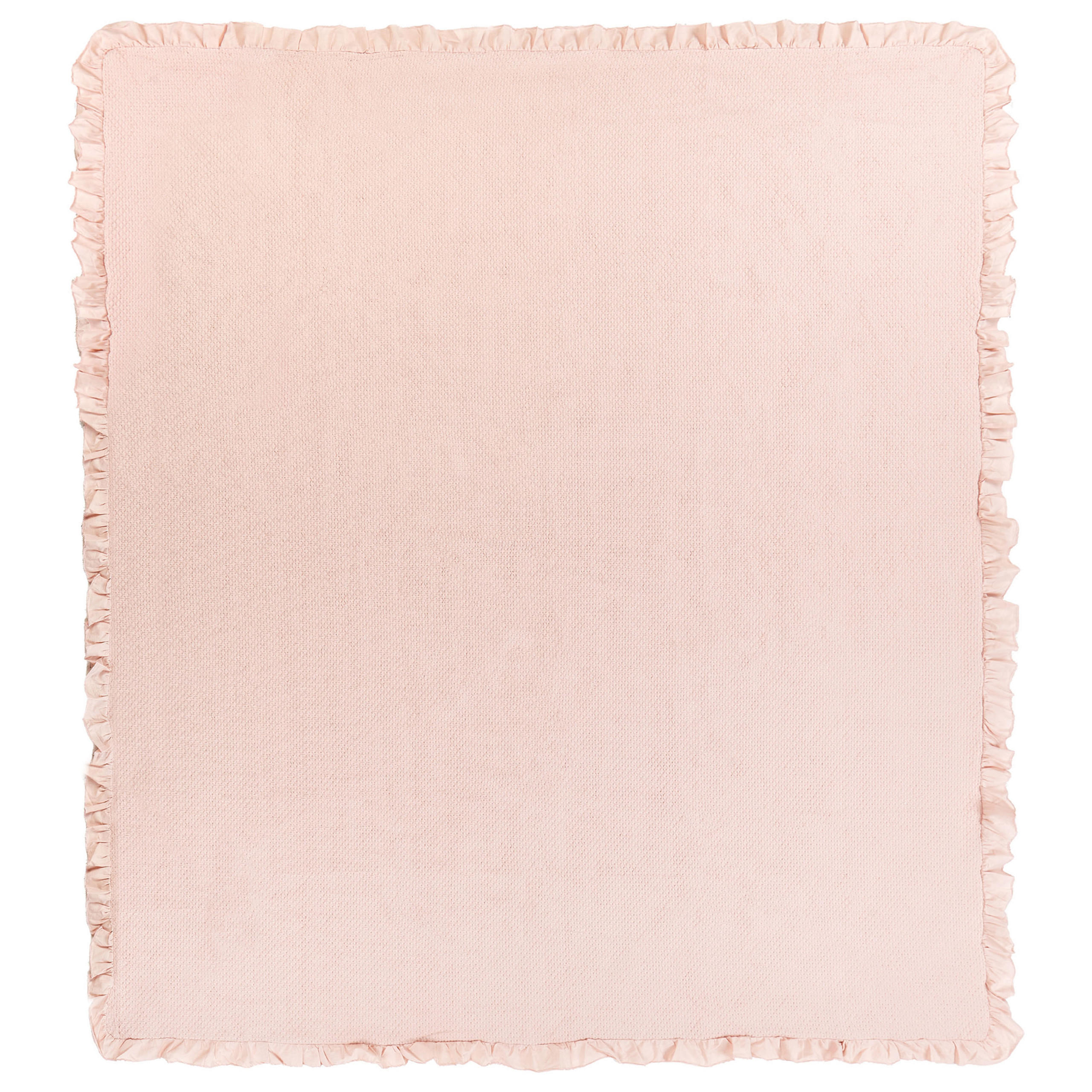DECKE Rosa 220 x 240 cm Hatton - Pink, Textil (220/240cm) - Beliani