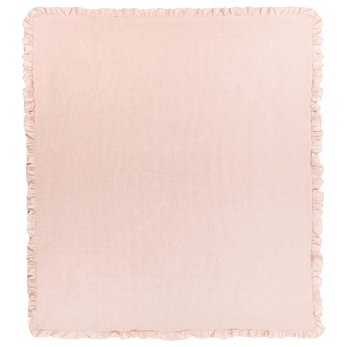 DECKE Rosa 200 x 220 cm Hatton - Pink, Textil (200/220cm) - Beliani
