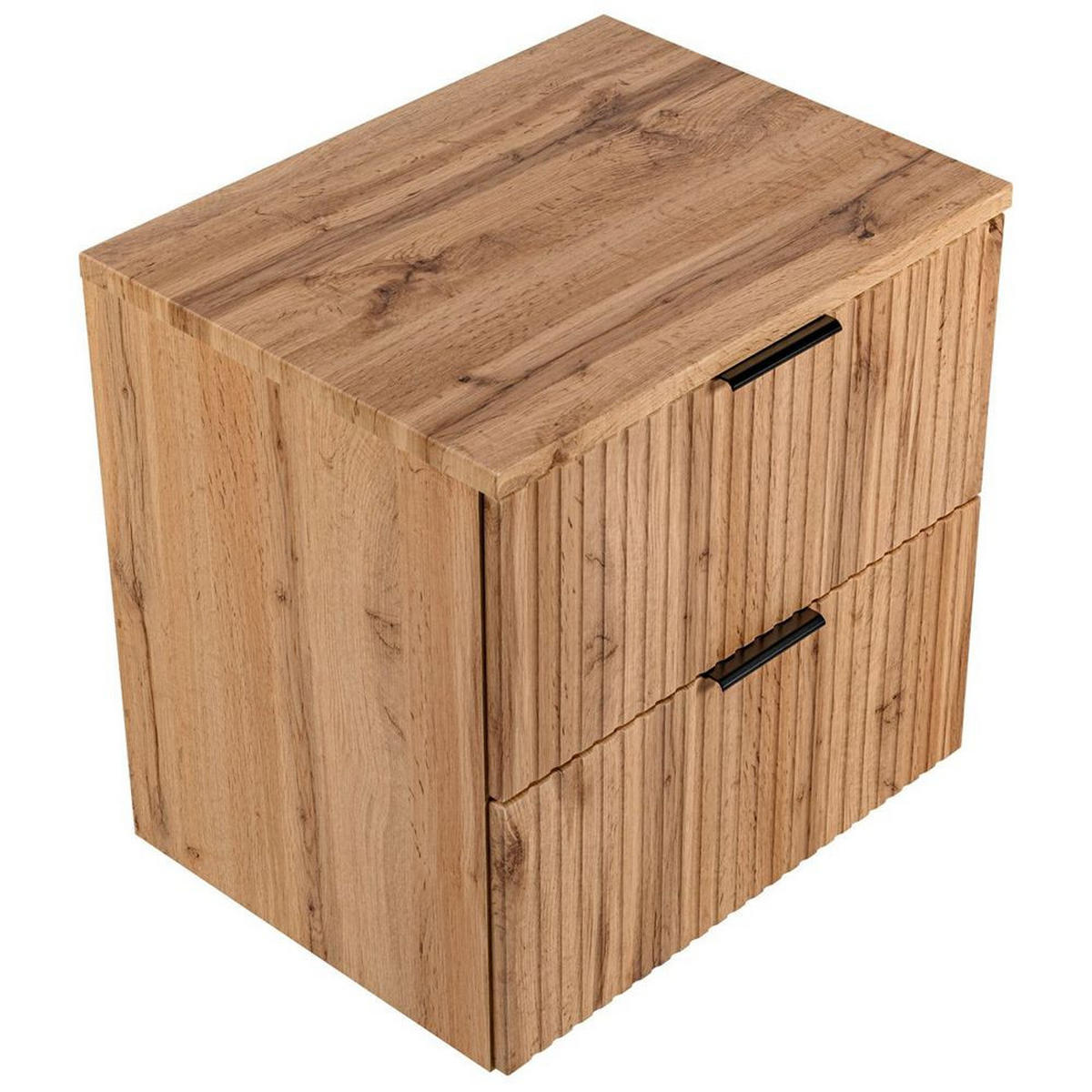 BADMÖBEL-SET 3-TLG. Adelaide-56 - Braun, Holzwerkstoff (130/200/47cm) - Lomado