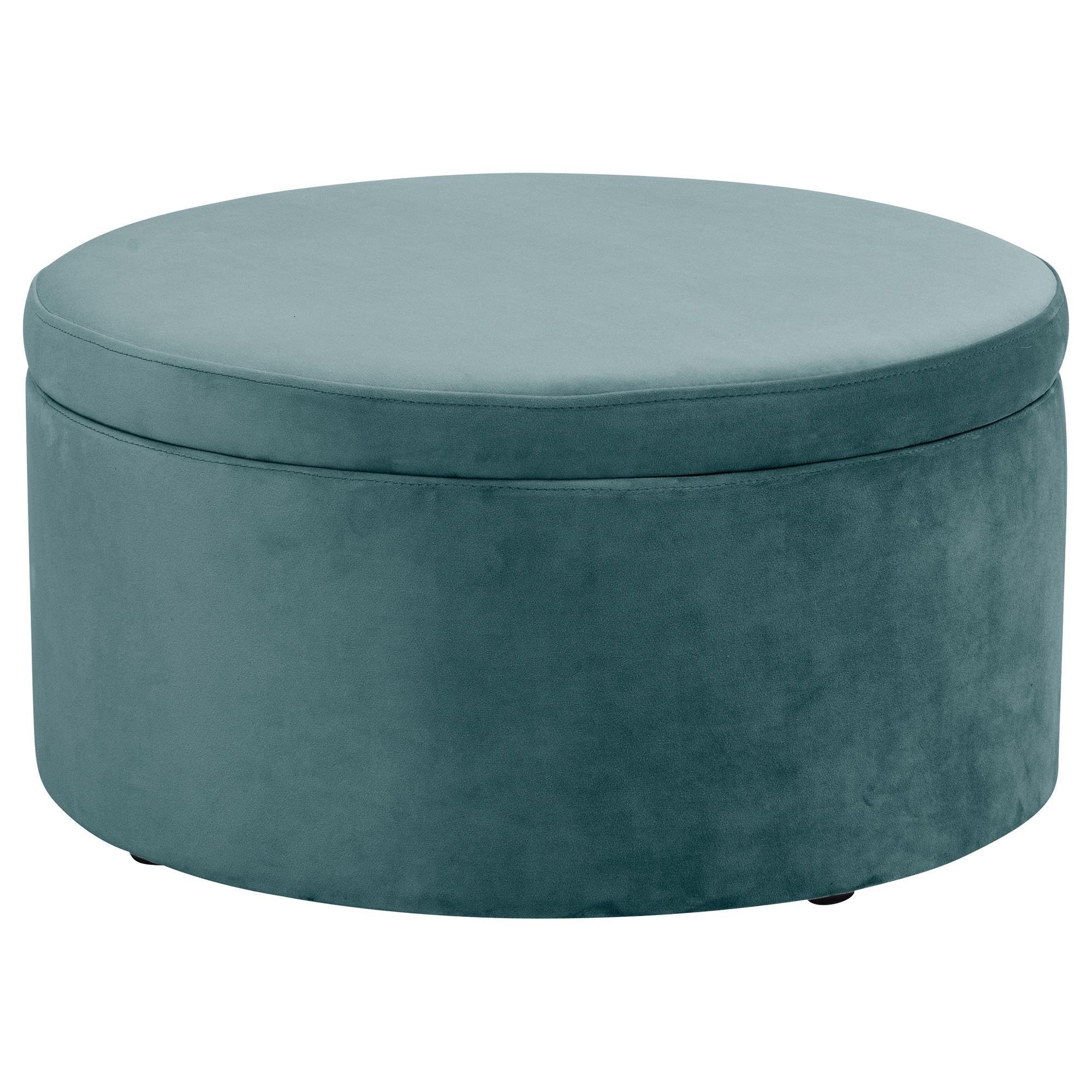 KINDERHOCKER Katyushka Samtvelours azur - Aubergine, Kunststoff (60/32/60cm) - 58aufmkessel