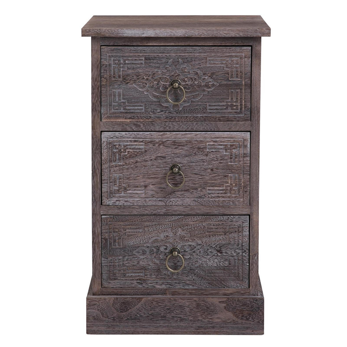 NACHTTISCH ENZO - Braun, Holz (35/59/30cm) - CARO-Möbel