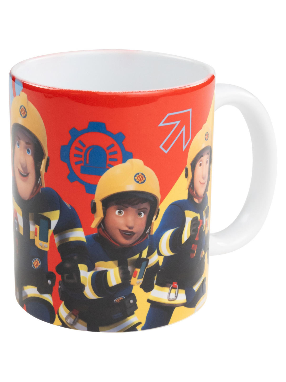 BECHER Feuerwehrmann Sam Team Mehrfarbig 320 ml - Multicolor, Keramik (0.32L) - Chiemsee