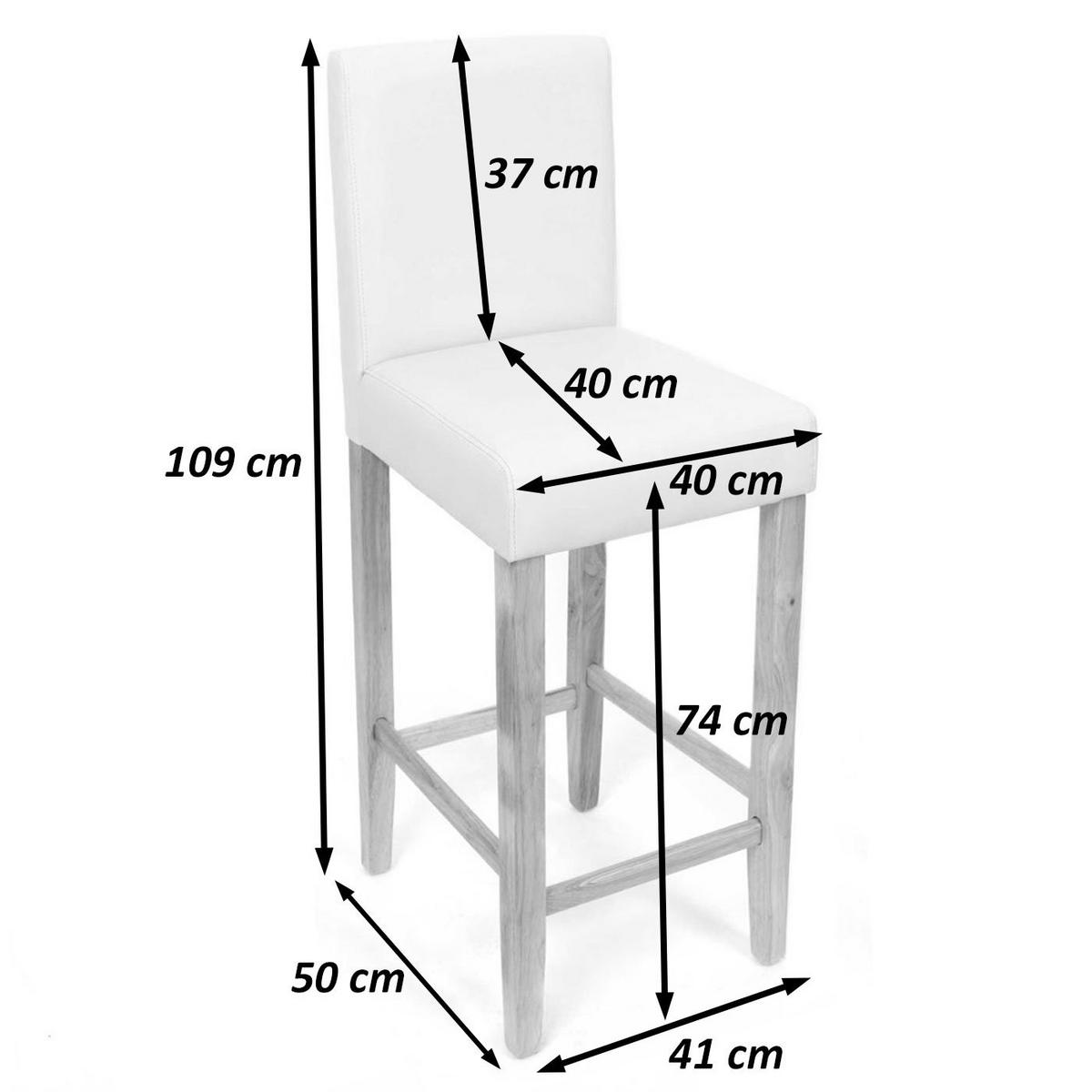 BARHOCKER Braun 2er-Set - Braun, Textil (41/109/50cm) - MCW