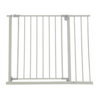 TREPPENSCHUTZGITTER - Grau, Kunststoff/Metall (100/1cm) - Relaxdays