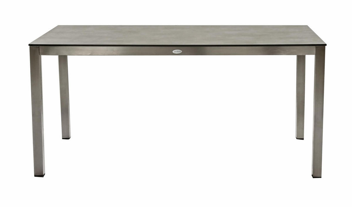 GARTEN-SITZGRUPPE Gunnar 5-teilig Gartenmöbel-Set - Grau, Kunststoff - DELUKE