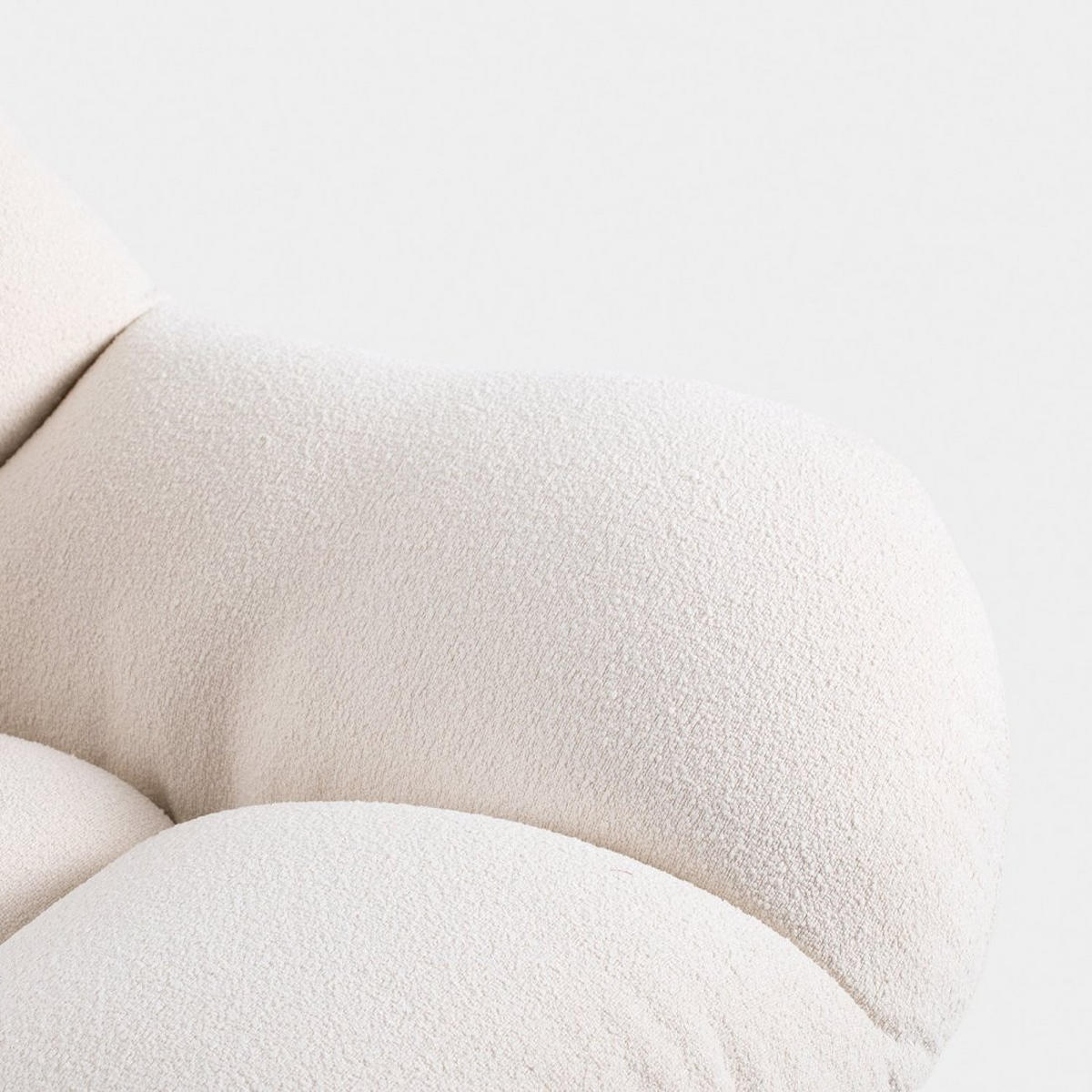 DREHSESSEL Kato Beige 77 cm x 86 cm - Beige, Textil (77/86/80cm)