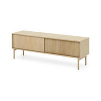 TV Schrank 154 cm Nomadi, 2 Türen, Eiche Cremona - Eichefarben, Holz (154/52/40cm) - Emporius