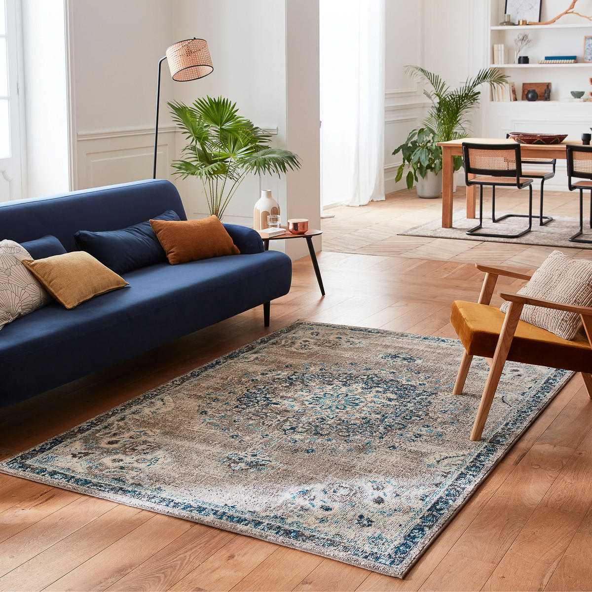 VINTAGE-TEPPICH 200/290 cm Anatolia Blau - Blau, Textil (200/290cm) - Nazar Rugs
