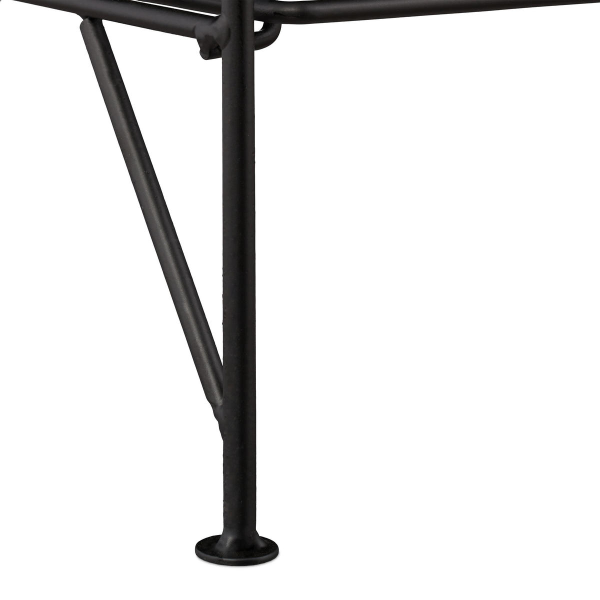 BLUMENREGAL - Schwarz, Metall (50/100/25cm) - Relaxdays