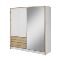 KLEIDERSCHRANK – 204 cm – Sara – Eiche - Eiche Artisan, Holzwerkstoff (204/214/62cm) - hi-markt