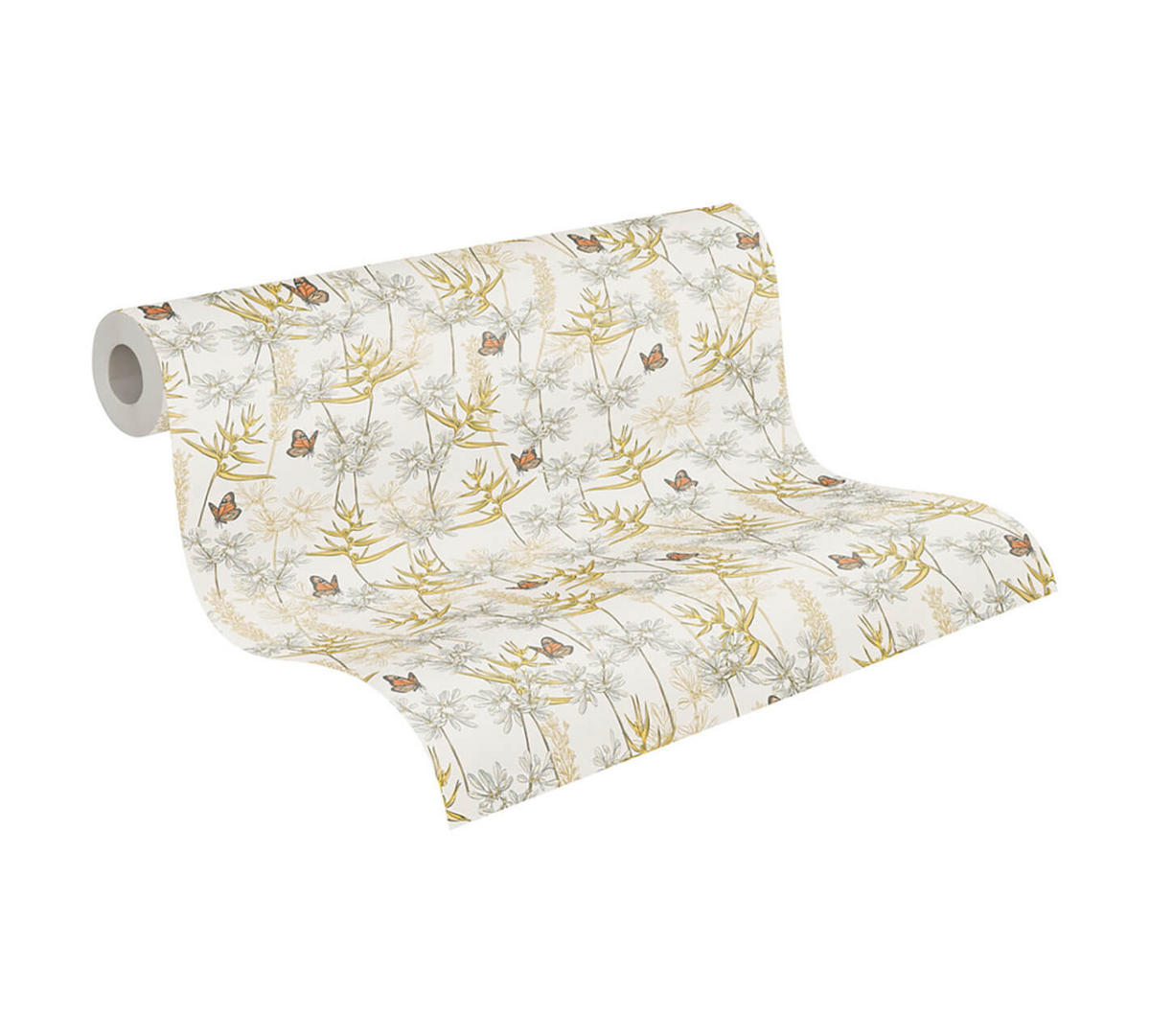 VLIESTAPETE Bunt 53/1005 cm - Weiß, Textil (53/1cm) - KUNSTLOFT