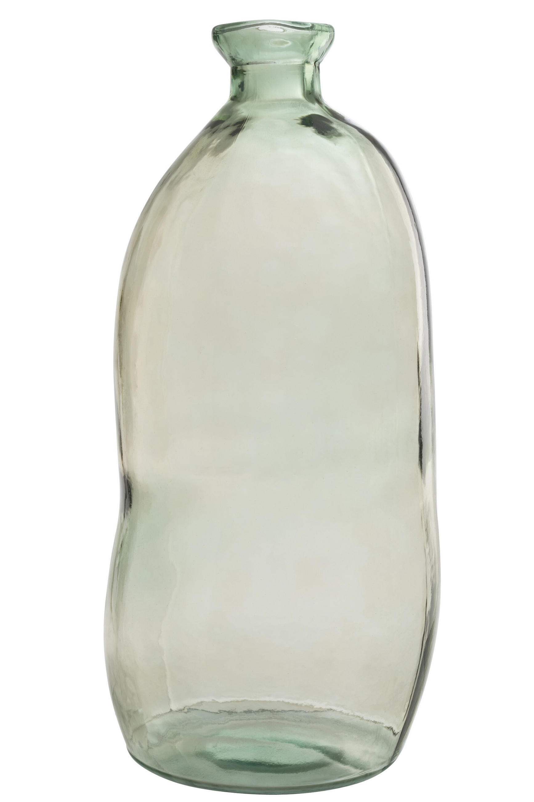 VASE OLIVIA - Glas - Wassergrün - Ø 33 cm - Grün, Glas (33/73cm) - J-Line