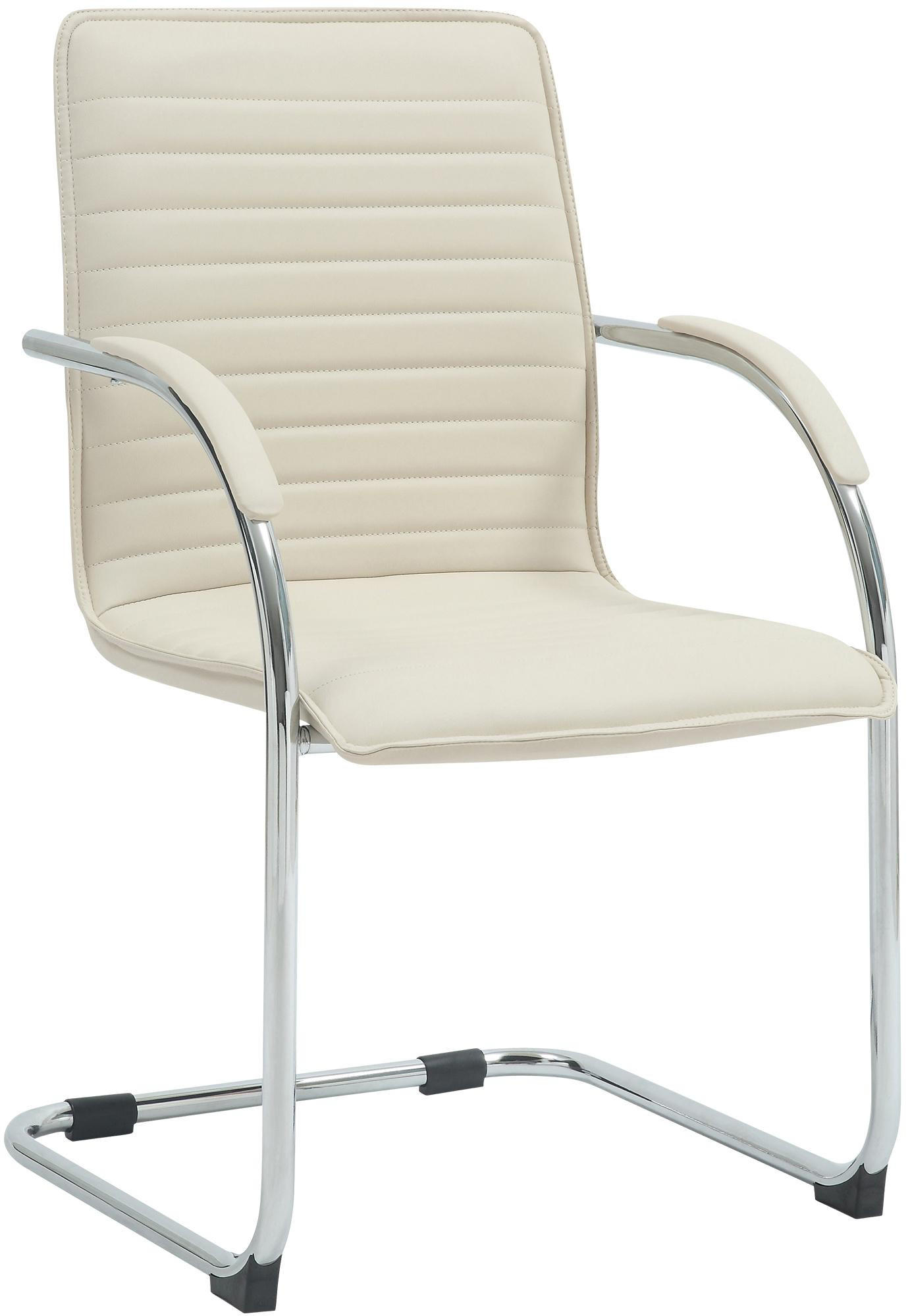 Deluke Besucherstuhl Creme 56x95x60 cm