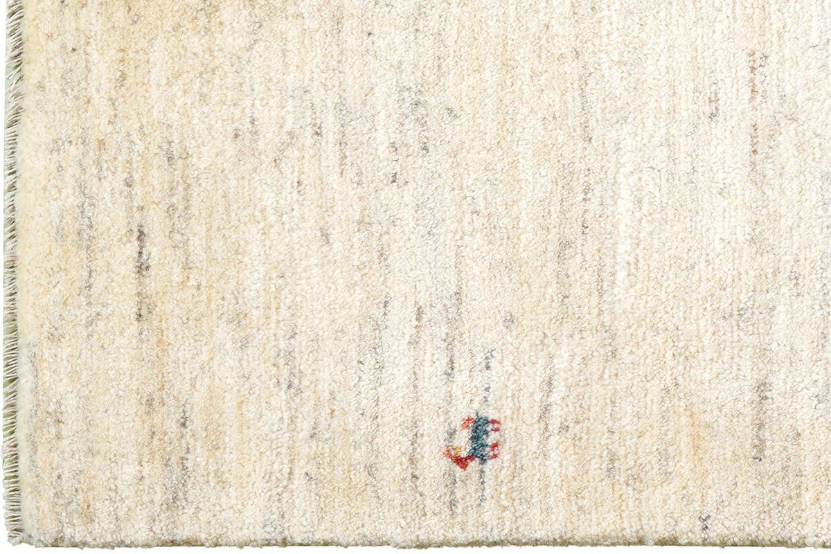 GABBEH-TEPPICH handgeknüpft Beige 207/88 cm Schurwolle - Beige, Textil (88/207cm) - Looma