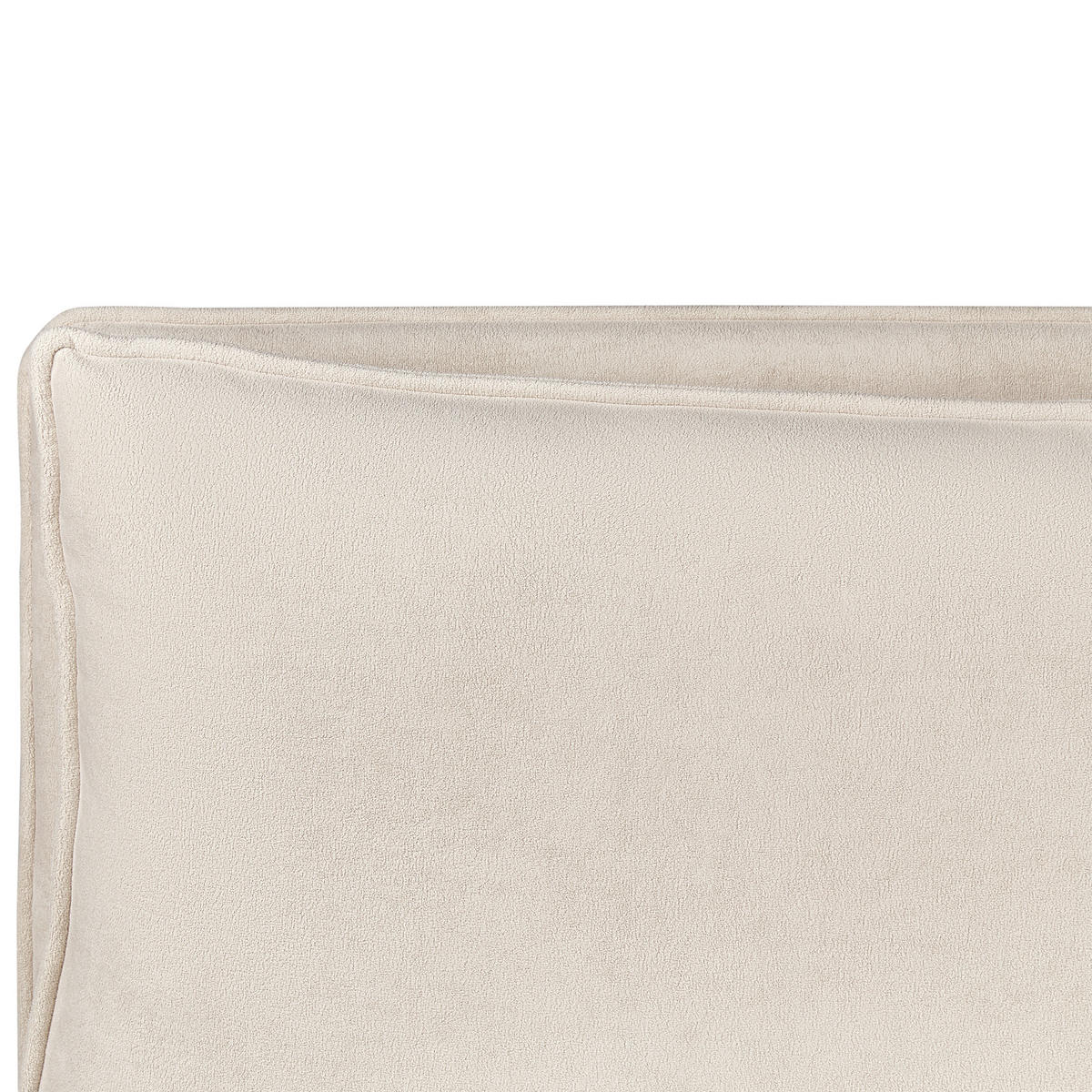 BETT mit Stauraum 160x200 cm Beige Bajonna - Beige, Textil (160/200cm) - Beliani