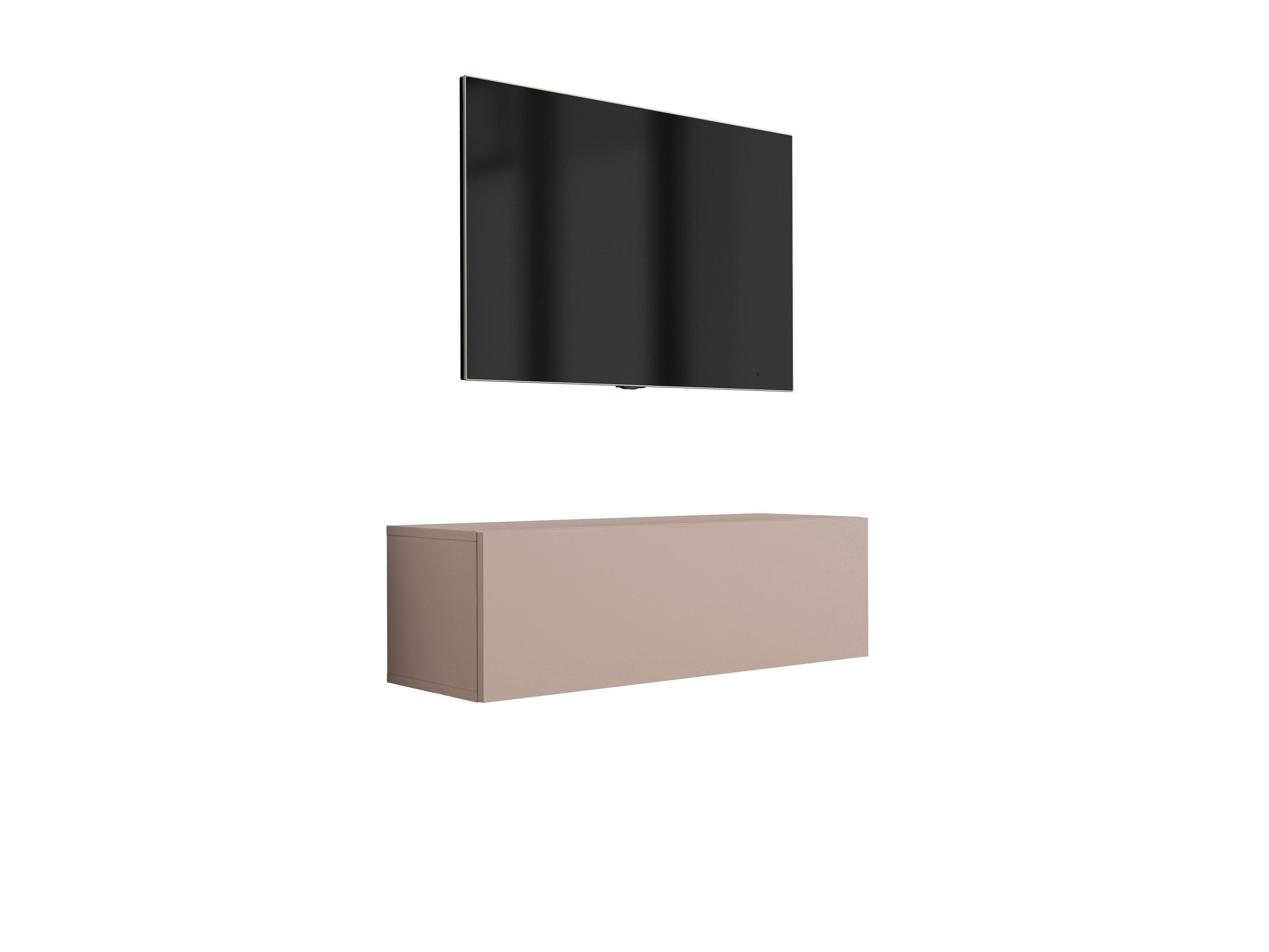 TV-SCHRANK : Karamellbraun, 100 x 34 x 32 cm - Braun, Holzwerkstoff (100/34/32cm) - 3XE LIVING