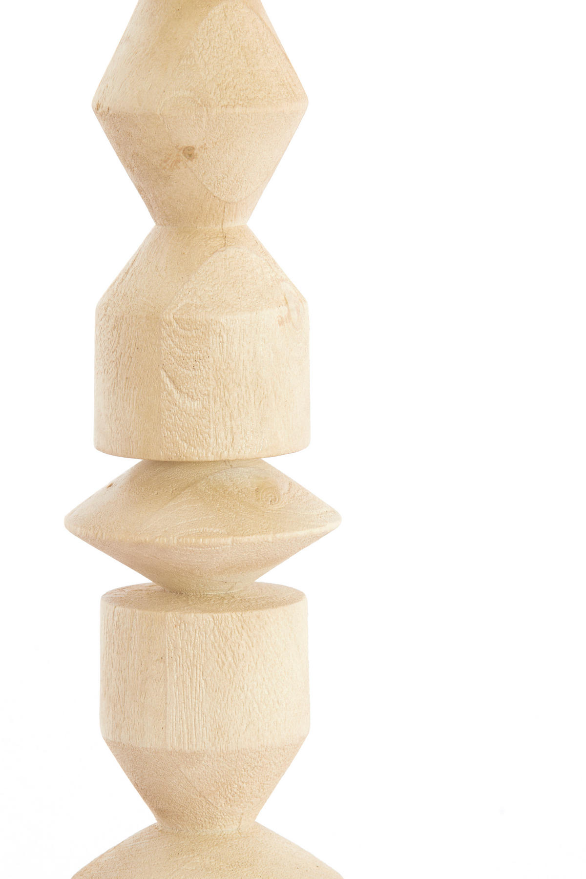 LAMPENSOCKEL Edie Braun 15/15/53 cm - Braun, Holz (15/15/53cm) - Light & Living