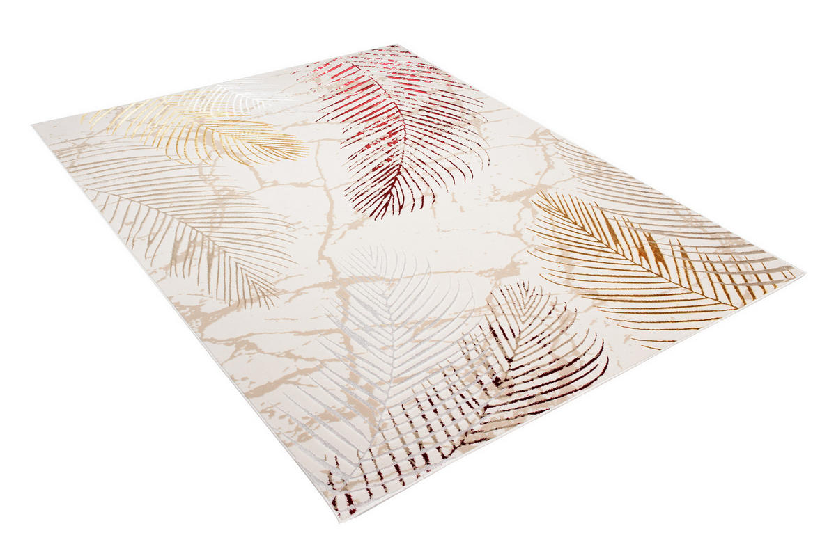 TEPPICH GOLDEN Creme Beige 80/150 cm - Beige/Creme, Kunststoff (80/150cm) - Tapiso