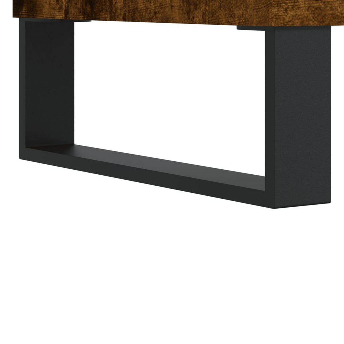 PLATTENSCHRANK Räuchereiche 100/38/48 Cm Holzwerkstoff - Braun, Holzwerkstoff (38/48/100cm) - vidaXL