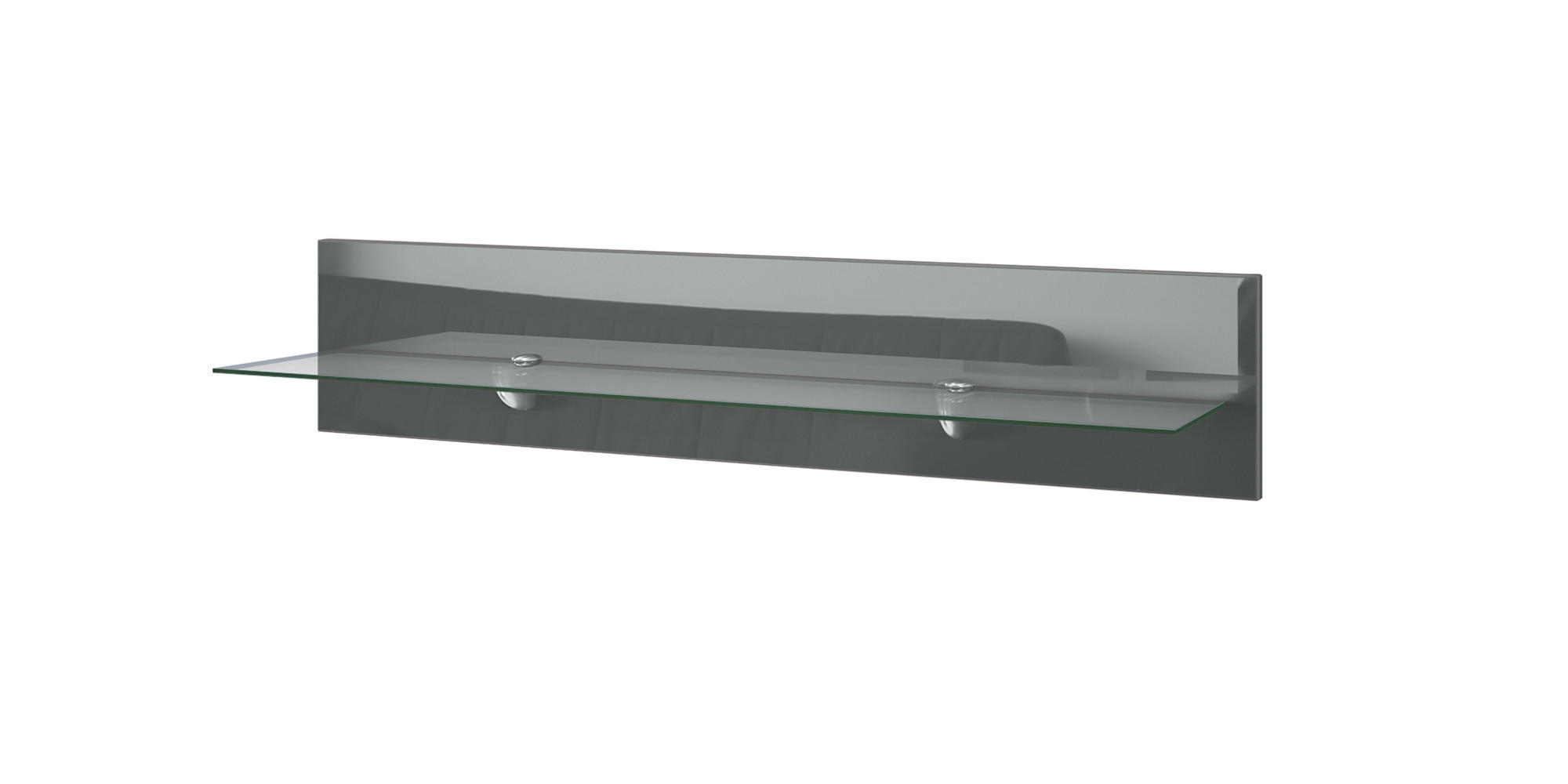 Vladon Wandregal Grau 98x20x19 cm