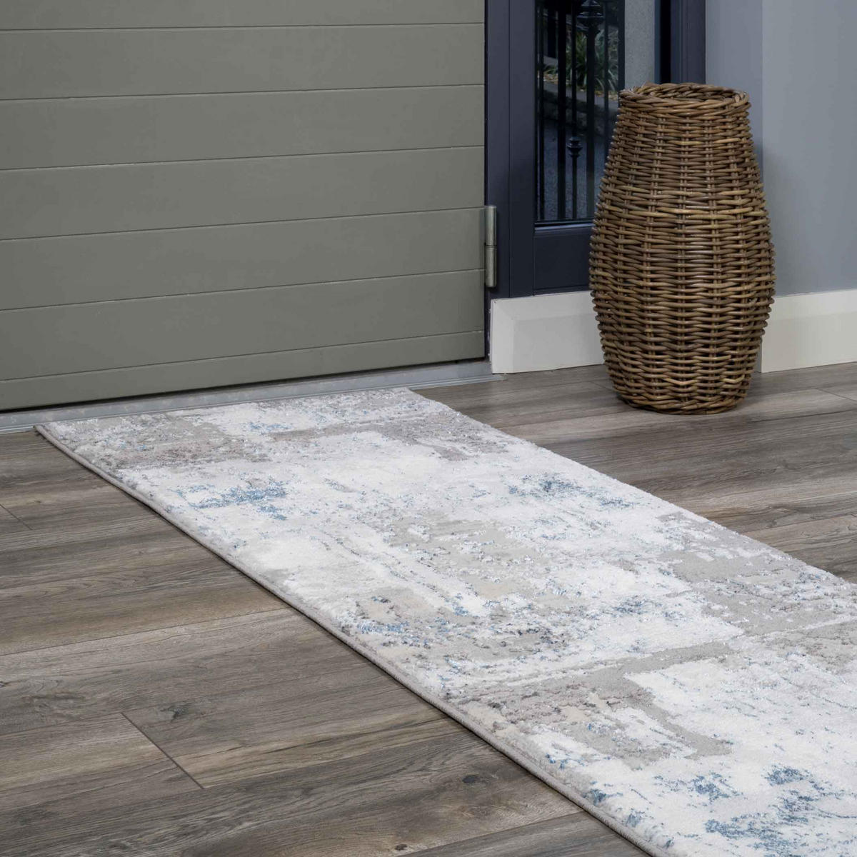 WEBTEPPICH Grace Blau - Blau, Textil (160/230cm) - Kukoon Rugs
