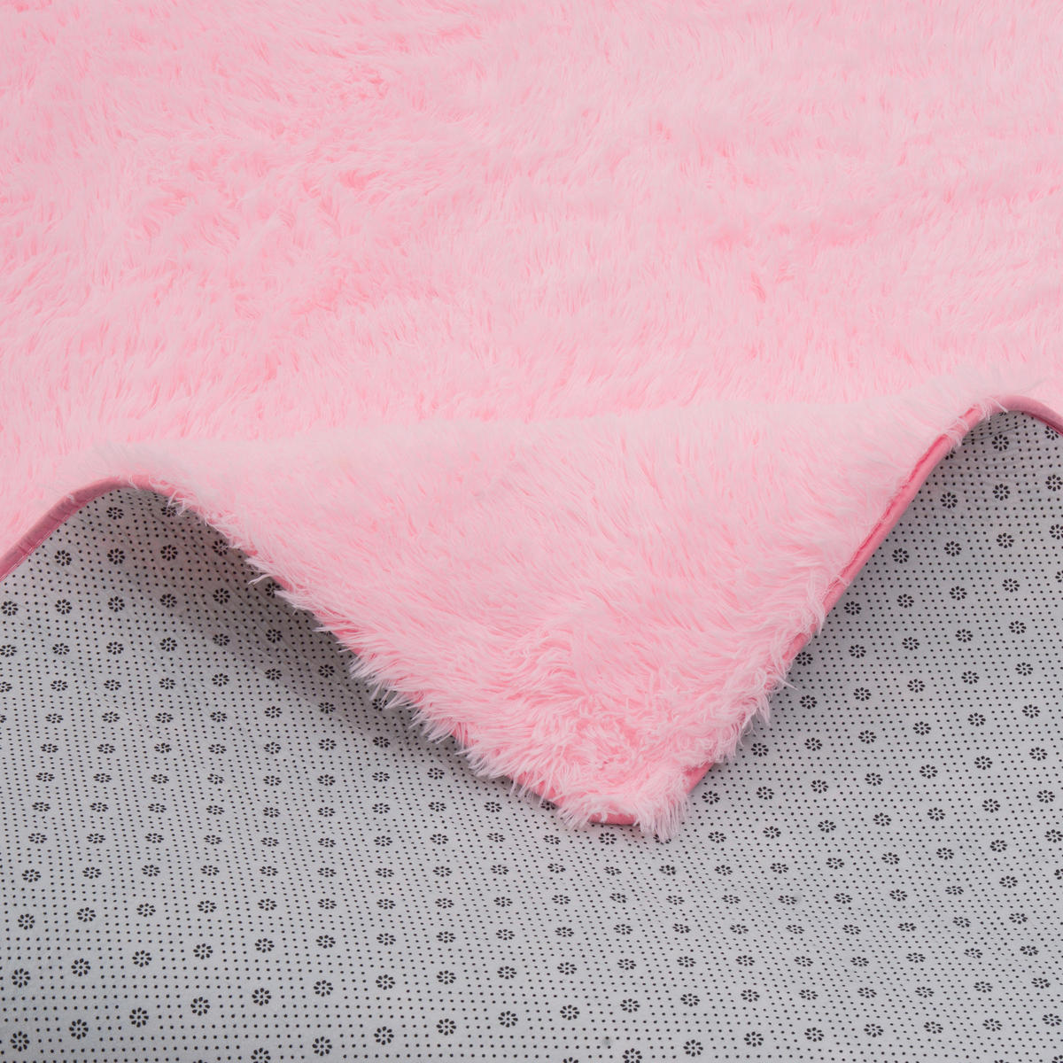 HOCHFLOR SHAGGY TEPPICH FLUFFY - Rosa, Textil (120/170cm) - Pergamon