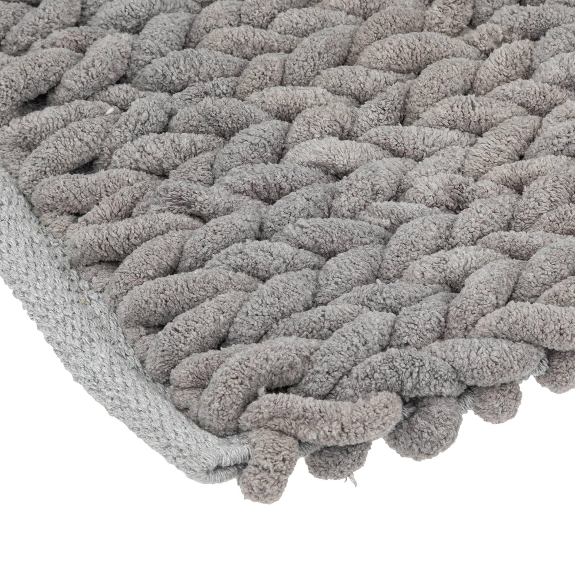 BADTEPPICH Coco 50/120 cm - Grau, Textil (2/120cm)