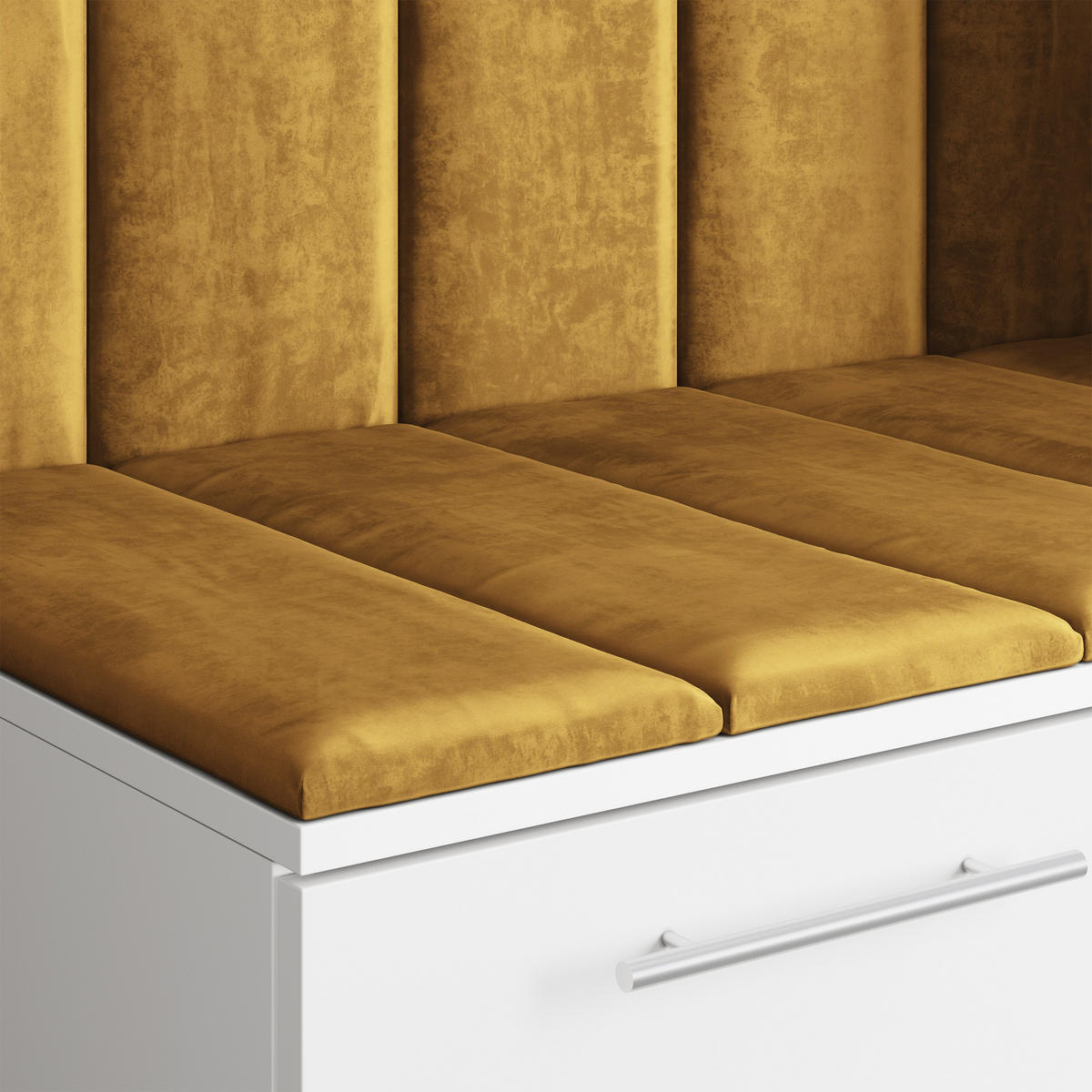 GARDEROBENSCHRANK REMA 120/240/60 cm Modern Garderobe-Set Eiche Lefkas - Eichefarben/Gelb, Holzwerkstoff (120/240/60cm) - MASSENO