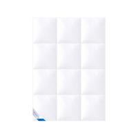 WINTERBETTDECKE ELEGANCE - 100% GÄNSEDAUNEN extra warm - Weiß, Naturmaterialien/Textil (155/220cm) - Böhmerwald
