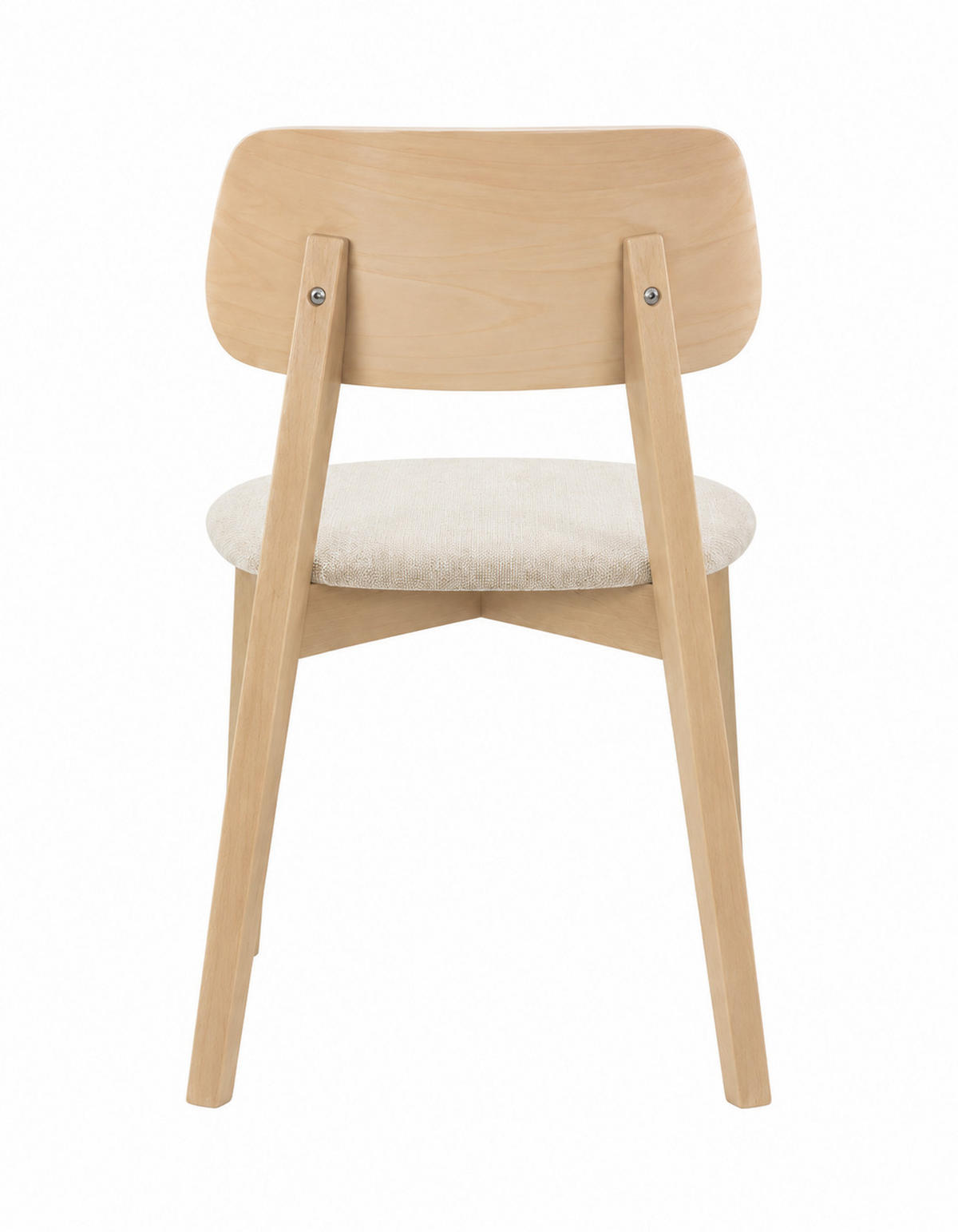 STUHL Korinn 80 x 46 x 43 cm, beige, eiche sonoma - Beige/Sonoma Eiche, Metall (46/85/43cm) - Margaret Hadas24