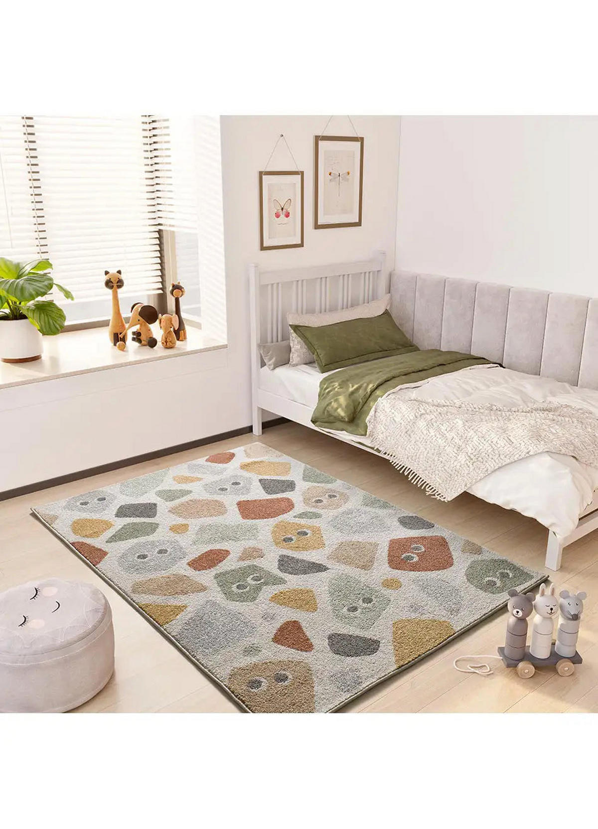KINDERTEPPICH Mehrfarbig Beats 120/170 cm - Multicolor, Naturmaterialien/Textil (120/170cm) - Atticgo