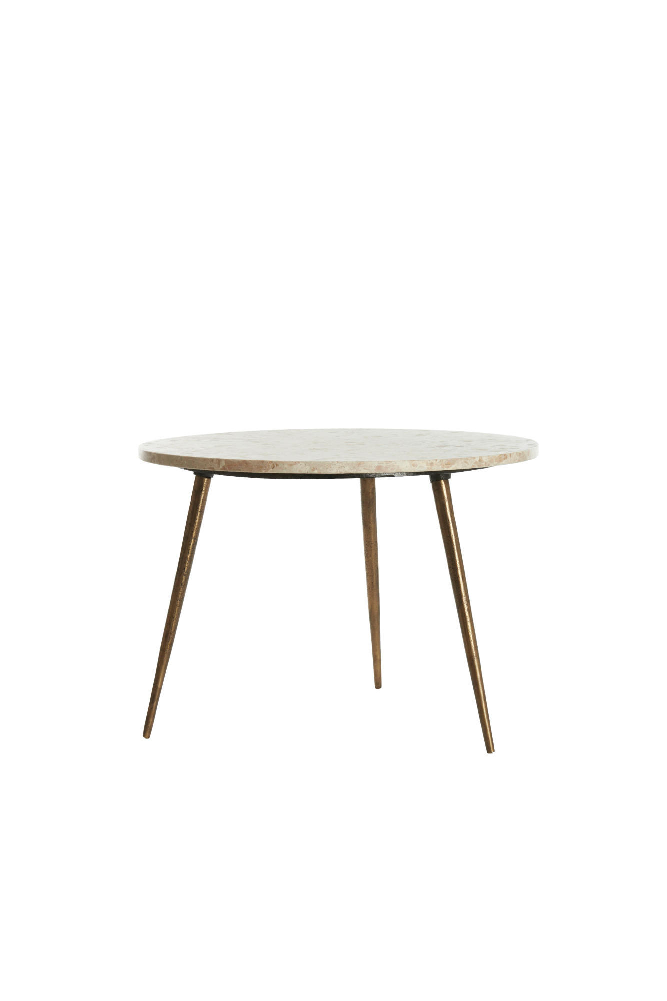 BEISTELLTISCH Zeca Grau Ø59/41 cm - Grau, Metall (59/59/41cm) - Light & Living