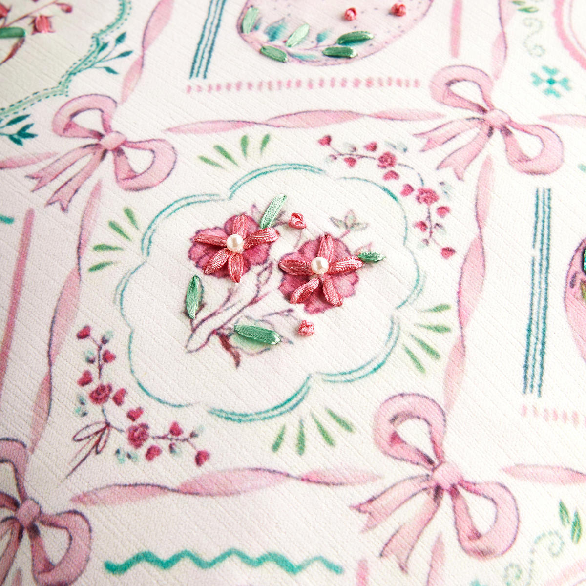 KISSENBEZUG Florara - Rosa, Textil (45/45cm) - home&you