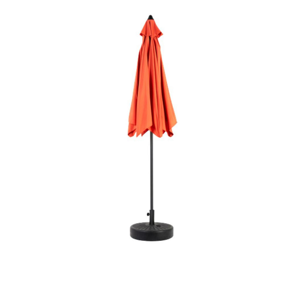 SONNENSCHIRM 264x264cm,Aluminium,Sonnenschutz,Orange - Orange, Metall (264/264cm) - LVHOM