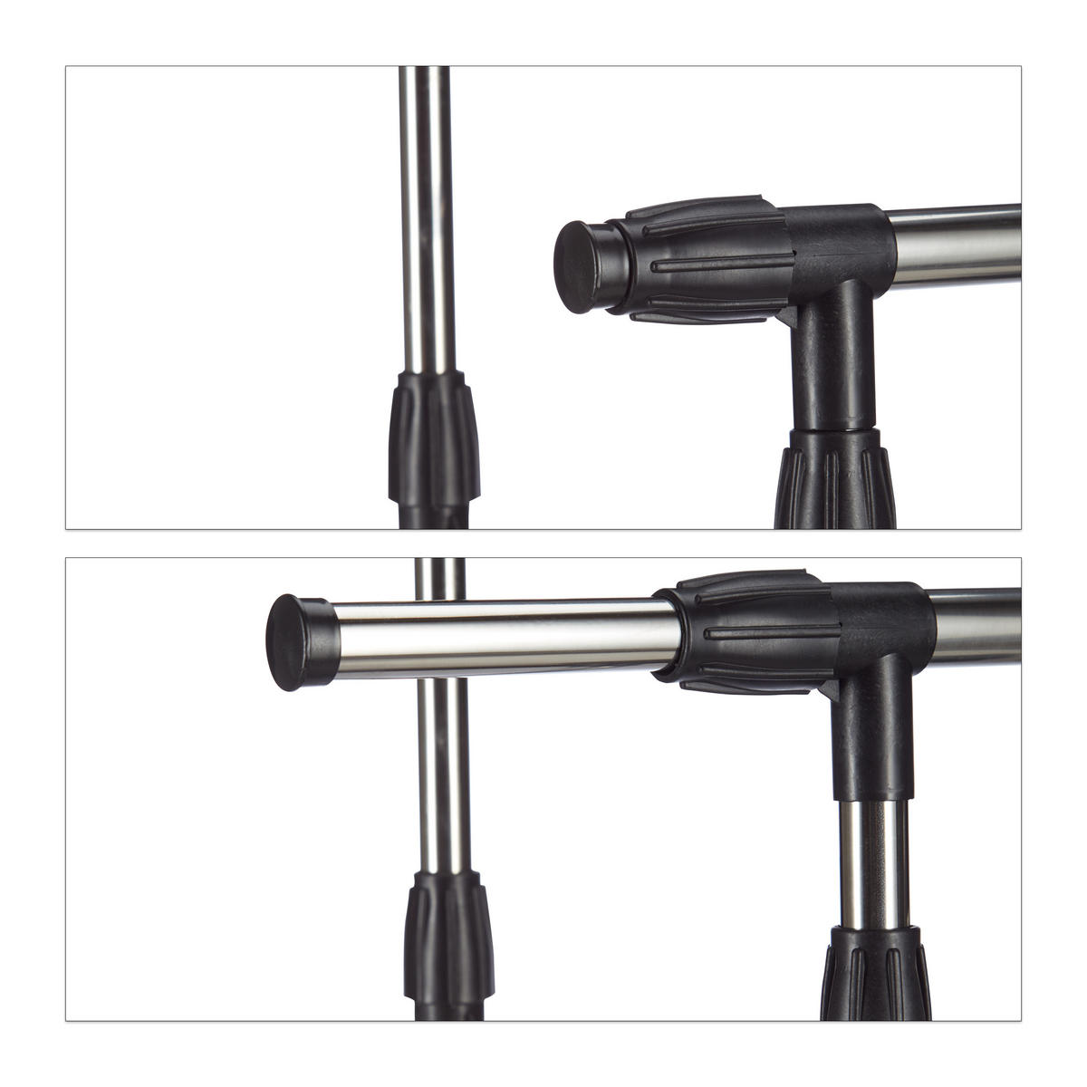 ROLLGARDEROBE - Multicolor, Kunststoff/Textil (150/162/48cm) - Relaxdays