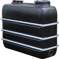 RAUMSPARTANK 2000 L schwarz aus lebensmittelechten PE - Schwarz, Kunststoff (72/169/207cm) - GRAF