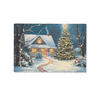 FUSSMATTE Weihnachten - Weihnachtsbaum - Winter - Zuhause - Schnee 90x60 cm - Multicolor, Kunststoff (90/0.4cm) - MuchoWow