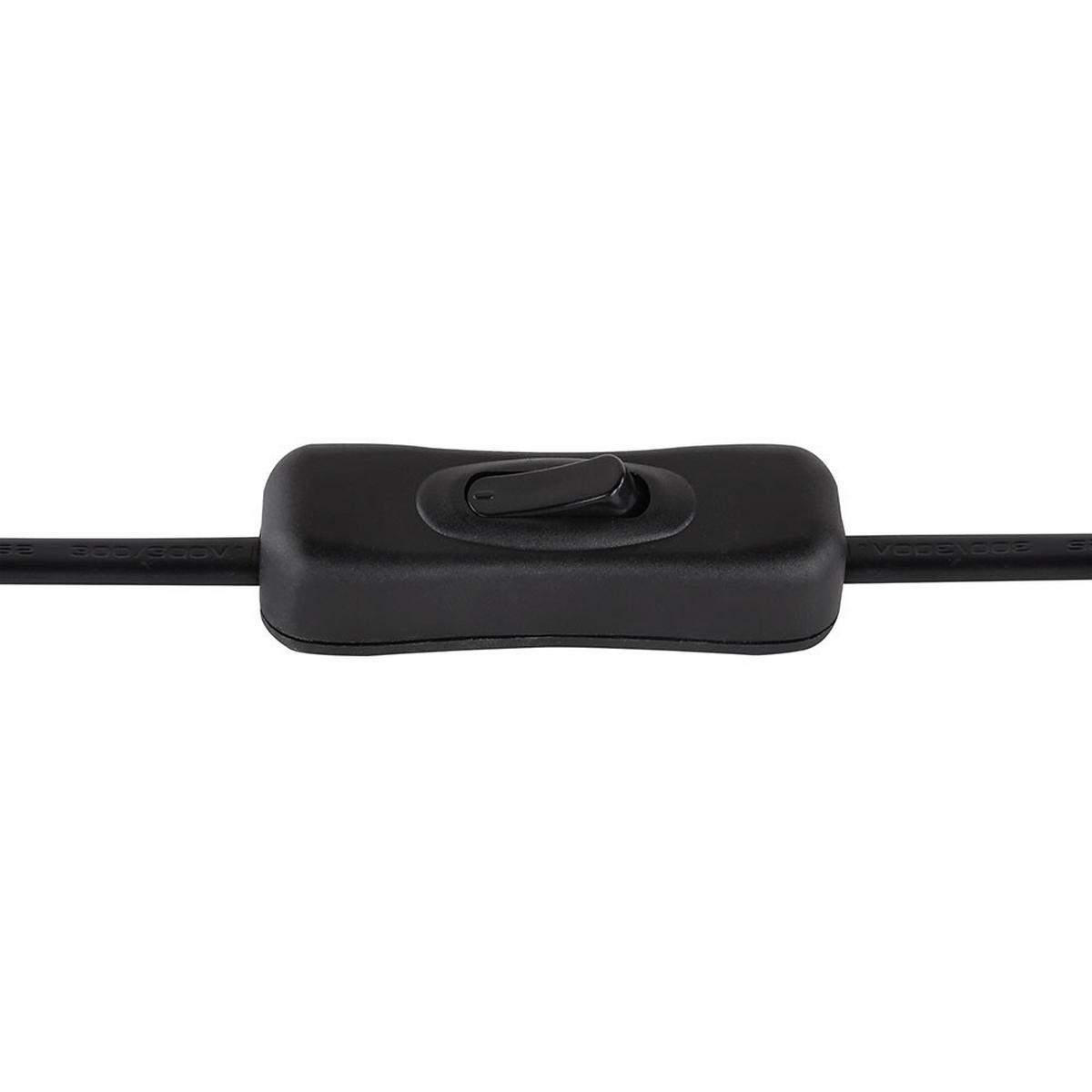 TISCHLEUCHTE Kunststoff Schwarz Bambus-Optik - Schwarz, Metall (23/23/40cm) - Globo Lighting