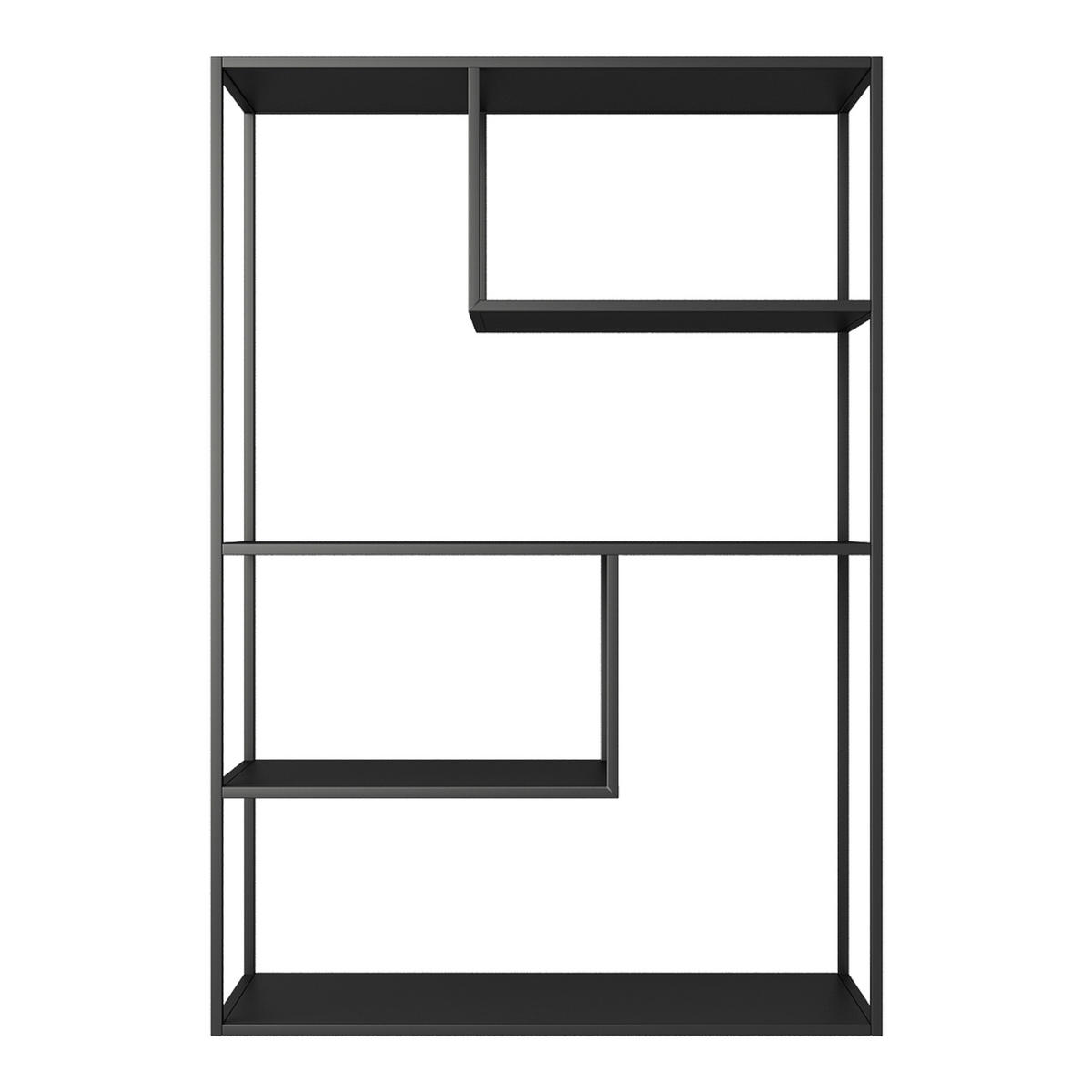 STANDREGAL Sievi - Schwarz, Metall (85/126/35cm) - [en.casa]