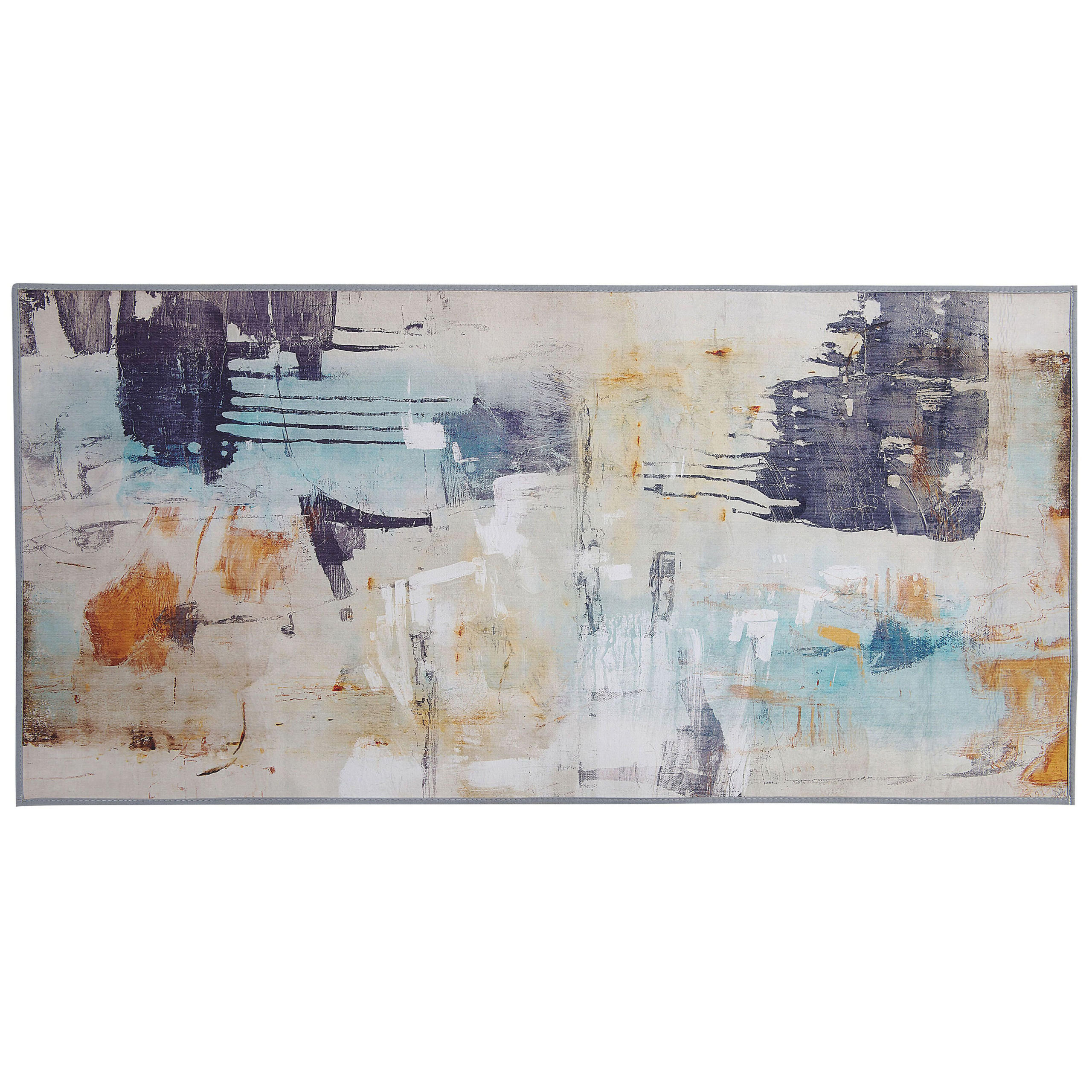 KURZFLOR-TEPPICH Adapazari 150/80 cm - Multicolor, Kunststoff (80/150cm) - Beliani