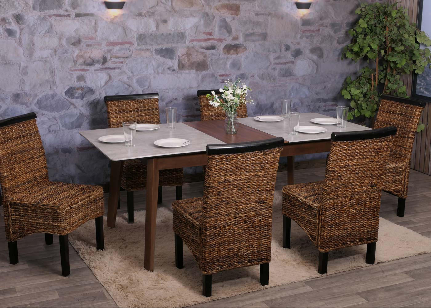 ESSZIMMERSTUHL Braun 2er-Set - Braun, Holz (47/93/43cm) - MCW