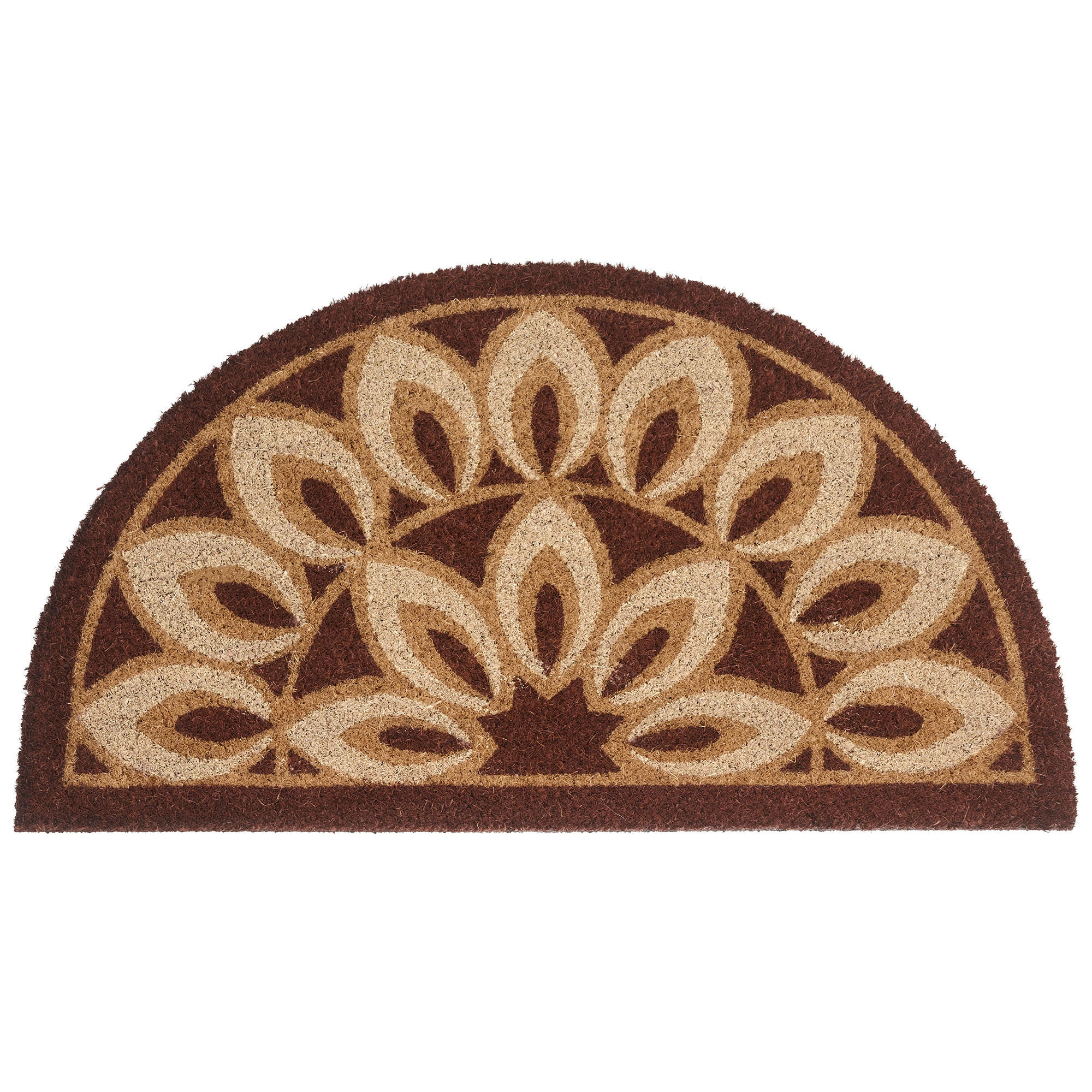 FUSSMATTE Braun 45/75 cm Kokosfasern Alatna - Braun, Textil (45/75cm) - Beliani