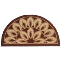FUSSMATTE Braun 45/75 cm Kokosfasern Alatna - Braun, Textil (45/75cm) - Beliani